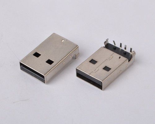 1pc USB short male male socket