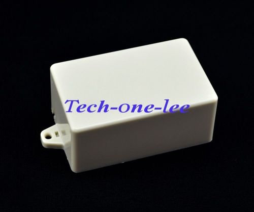 1pc Electronic Case Diy White Plastic Project Box 82*52*35mm (L*W*H) enclosure