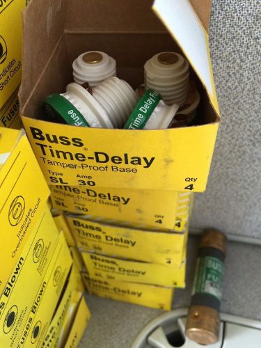 Buss sl30a time delay edison base fuses .  20 fuses for sale