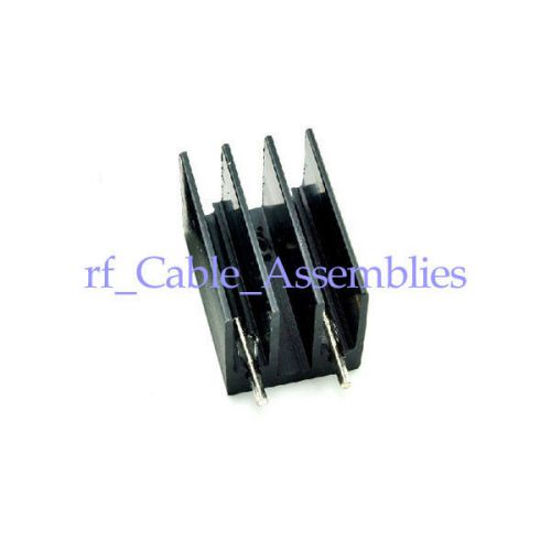 20PCS 25*16*16MM High Quality Black Aluminum Heat Sink Transistor CPU Radiator