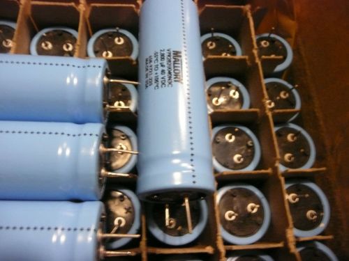 Mallory AL Electrolytic Cap VPR282U040N3C 2800uf 40VDC -55 to +105C 6 pcs USA