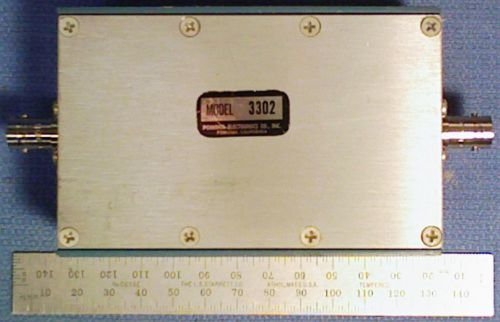 Pomona 3302 shielded box fitted as a low pass filter for sale
