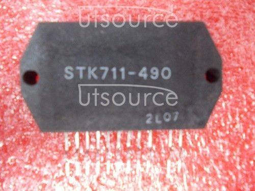 10PCS STK711-490 Manu:SANYO  Encapsulation:SIP-ZIP,Intergrated   Circuit