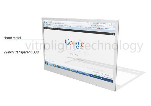 22inch samsung lti220mt02 transparent lcd panel digital adverting screen for sale