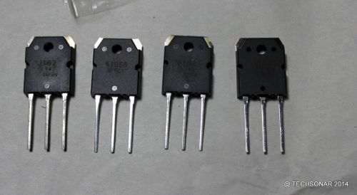 2 pairs of 2SJ162  2SK1058 HITACHI  High Power Audio MOSFET