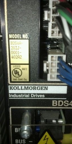 4 KOLLMORGEN BDS4-203J-0001  BRUSHLESS SERVO DRIVES WITH PSR4 POWER SUPPY