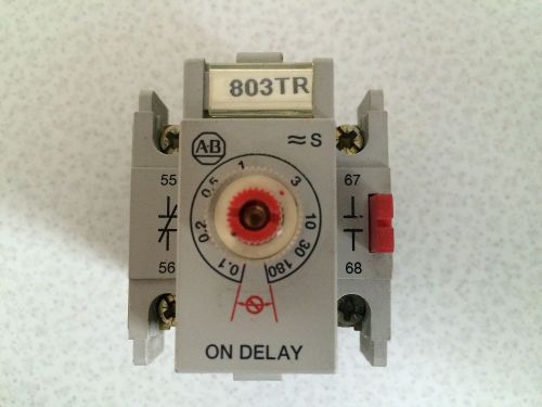 Allen-Bradley 196-FTA .1s-180s on-delay relay/ Time delay relay