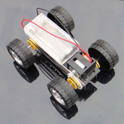 Manual four-wheel Driver Car Kit DIY Children Puzzle IQ Gadget Hobby Robot