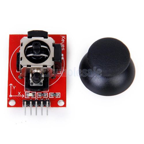2-axis ps2 game analog joystick axis sensor breakout module for arduino avr pic for sale