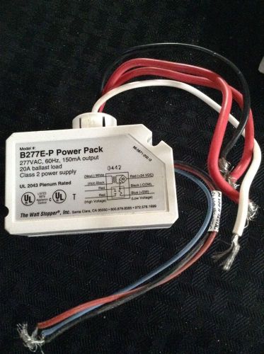 Watt stopper b277e-p power pack 277vac 60 hz used for sale
