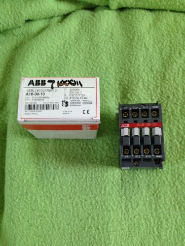 NEW A16-30-10-84 ABB 120v input coil relay contactor 7100011 Univex