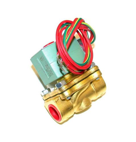 New asco red hat ii solenoid valve 120 vac 1/2 npt model 8210g002 (2 available) for sale