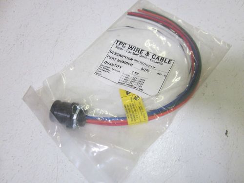 TPC WIRE &amp; CABLE 84770 MALE RECEPTACLE *NEW IN A FACTORY BAG*