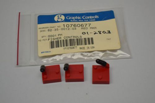 LOT 3 NEW GRAPHIC CONTROLS 10760677 82-35-0012-03 RED MARKER D237905