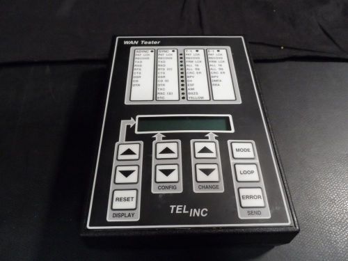 (1x) tel inc wan tester tl2084b  (no bnc connectors no power supply) for sale