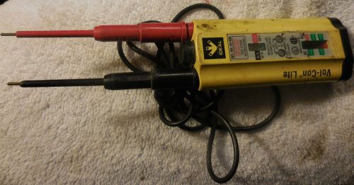 IDEAL 61-099,Voltage and Continuity tester,meter,Vol Con Lite,RARE electrician&#039;s