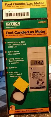 Extech Instruments 401025 Digital foot candle lux meter light ISO 9001 certified