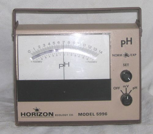 Horizon Ecology model 5996  Analog pH Meter