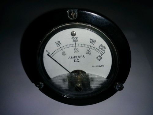 DC Ammeter Gauge Panel Mount