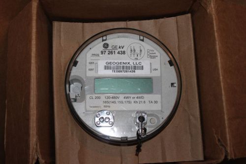 Ge general electric cl200 kilowatthour power meter 120-480 volt for sale