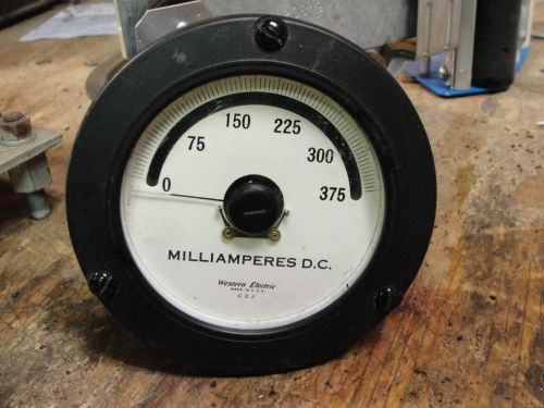 Vintage Western Electric DC MILLIAMP Meter