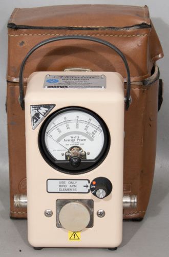 Bird APM-16 Average Reading Power Meter Wattmeter with Carrying Case