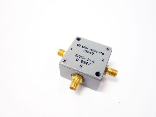 Mini-circuits zfsc-2-4 coaxial 2-way power splitter .2 to 1000mhz for sale
