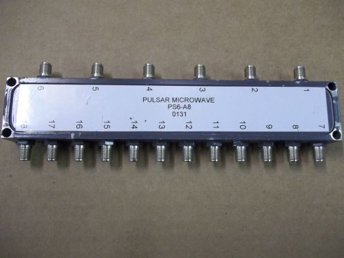 one Pulsar Microwave PS6-A8 coaxial splitter