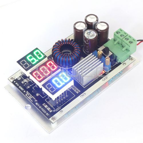 DC 12V Step-down Power Converter 8A CC-CV + LED Voltage Current Power Meter