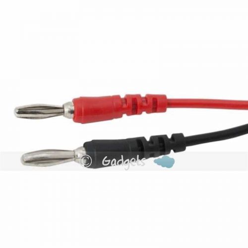 Test Hook Clips Probe to Banana Male Leads for Digital Multimeter SMD IC CA