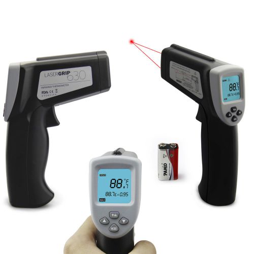 Etekcity® dual laser instant-read ir thermometer non-contact temperature gun lcd for sale