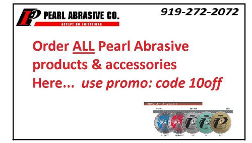 Order Pearl Abrasive Products and Accessories