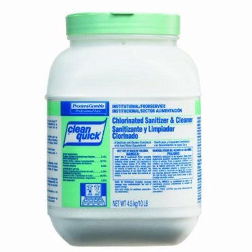 Clean quick powder sanitizer and cleaner, 3 - 10-lb. containers (pgc 02580) for sale