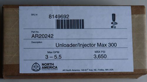 Pressure washer unloader 3650 psi max 3-5.5 gmp for sale