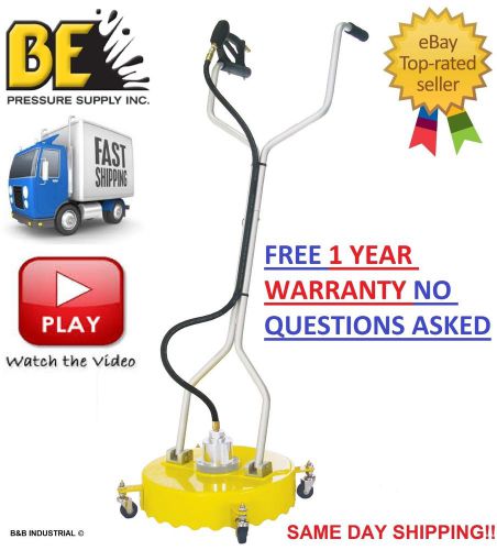 BE PRESSURE WHIRL-A-WAY 18&#039;&#039; FLAT SURFACE CLEANER-WASHER - CONCRETE CLEANER 18 &#034;