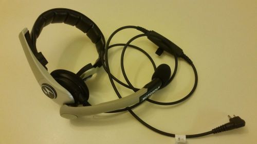 New motorola rln5238b nfl style single-muff, lightweight headset for coaching for sale