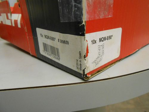Hilti Angle Bracket MQW-8/90 #369659  10/Box