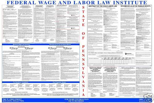 Pennsylvania (PA) All-In-One Labor Law Poster