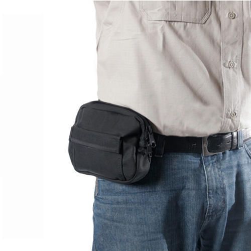 Blackhawk 40bp01bk black weapon/rifle concealment belt pouch holster - large for sale
