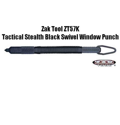 Zak Tool ZT57K Tactical Stealth Black Swivel Window Punch