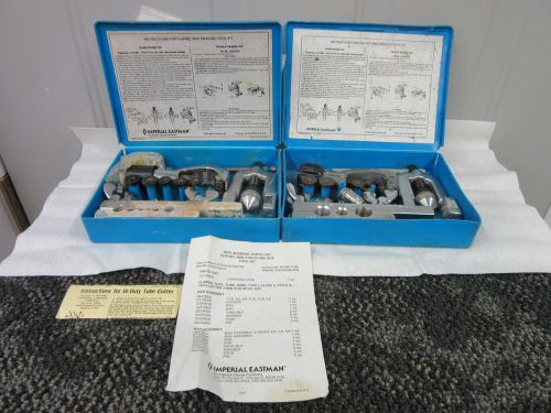 2 imperial eastman tubing tool kit double flaring swaging hvac pipe fitting used for sale