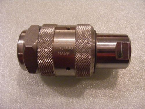 High pressure water jet screw type quick coupling 1/2&#034; 15000 psi for sale