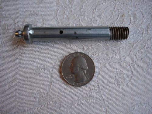 Steel hollow caster axle 3/8&#034; (course threads) x 2&#034; long with zerk for grease for sale