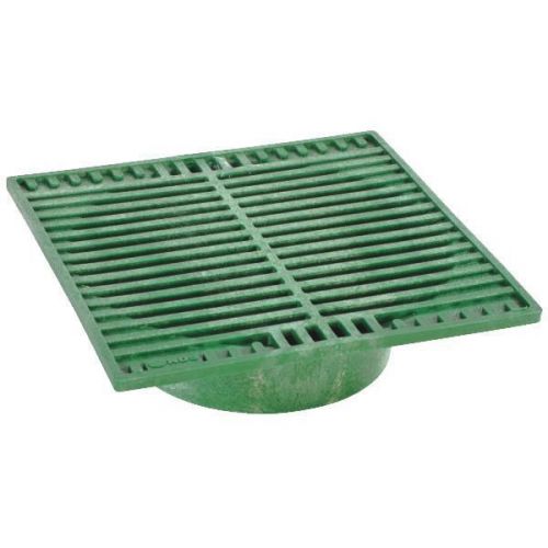 National Diversified 950 9&#034; Square Grate-9&#034; GREEN SQUARE GRATE