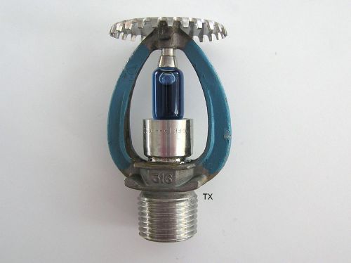 Ss stainless 316 gem fire sprinkler head upright 1998 250of blue globe steampunk for sale
