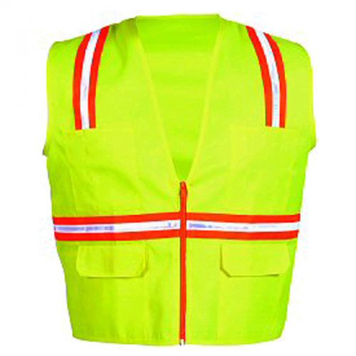 !v4122 size xxl multipocket yellow safety vest surveyor style v4122 size xxl for sale