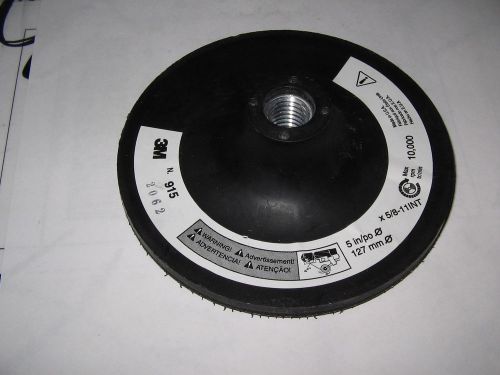 3M Circular Sander Backing Plate 5” x 5/8”-11 Max 10K RPM