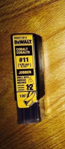 DEWALT #11 Wire Cobalt Jobber Length Drill Bit (8-Pack)
