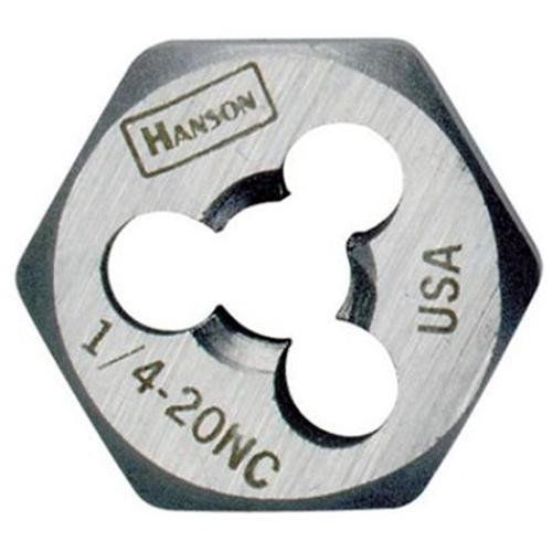 Hanson 7261 High Carbon Steel Re-threading Right Hand Hexagon Fractional Die -
