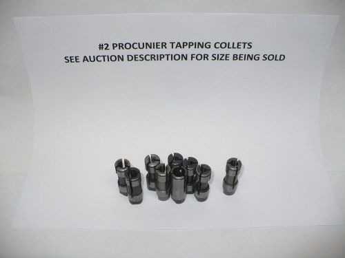 PROCUNIER MODEL 2 COLLET FOR 3/8&#034; SMALL SHANK TAP - LOT #2